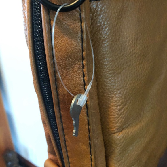 Deluxe Leather Laptop Folio Bag Professional Case - Picture 5 of 8